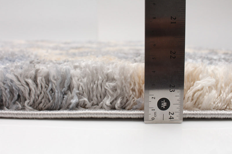 Dimity Grey/Light Blue Area Rug - 6'7\" x 9'6\"