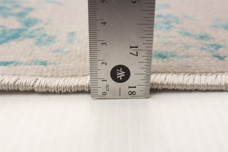 Corinne Aqua 5'3\" x 7'7\" Area Rug