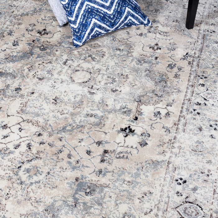 Far Beige 4x6 Area Rug