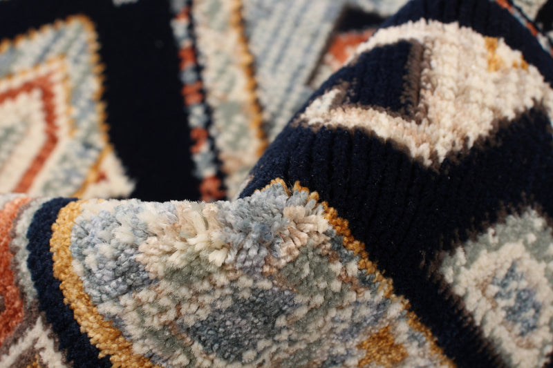 Quincy Navy Blue Area Rug - 2'8\" x 10'0\"