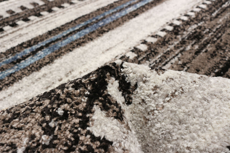 Vera Linear Multi-Colour Area Rug - 7'10\" x 10'5\"