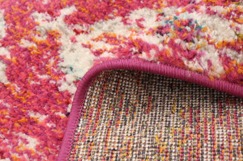 Raina Vintage Rose-Red Area Rug - 2'7\" x 10'0\"