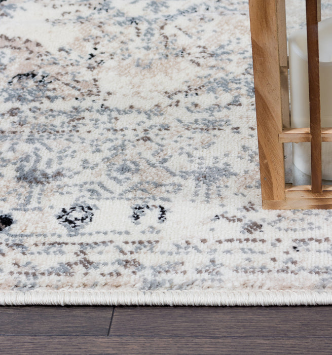 Far Beige 4x6 Area Rug