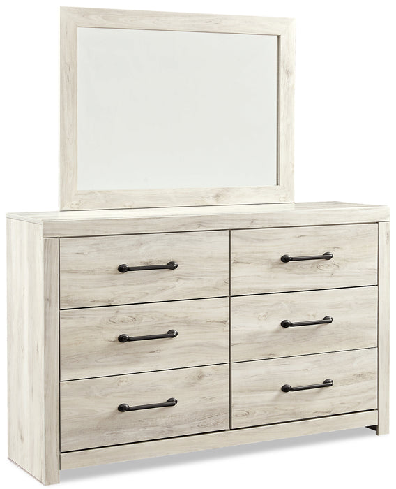 Abby Bedroom Dresser Mirror - White