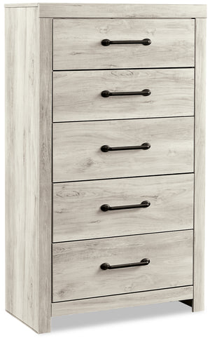 Abby Bedroom Chest of Drawers, 5-Drawer, 31.7