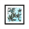 \"Palm 03\" Matted and Framed Black 30x30 Wall Art