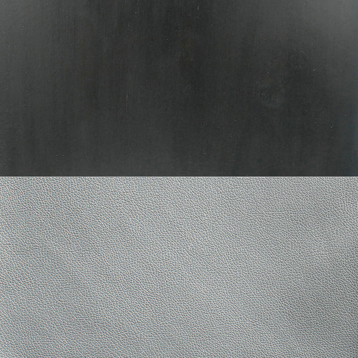 Cami 5pc Dining Set with Table & 4 Grey Chairs, Genuine Marble Top, 70\"W