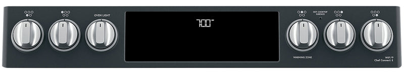 Cafe 5.7 Cu. Ft. Smart Electric Range with True European Convection - Matte Black - CCES700P3MD1