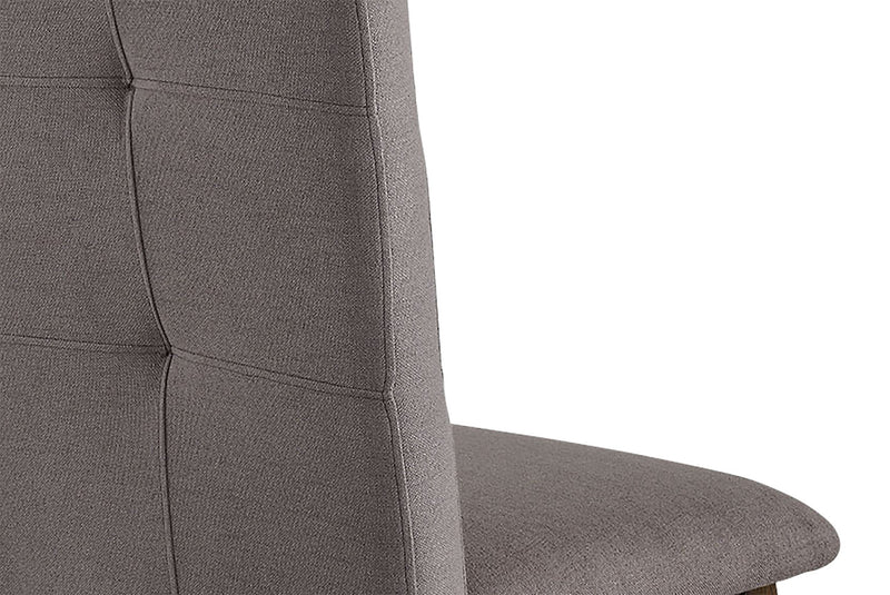 Chelsea Dining Chair with Linen-Look Fabric - Brown