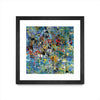 \"Carpe Diem 2\" Matted and Framed Black 30x30 Wall Art