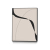 \"Black Shapes Ii\" Canvas Framed Black 24x32 Wall Art