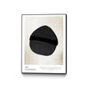 \"Art Graphique\" Canvas Framed Black 18x24 Wall Art