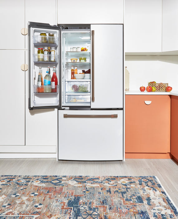 Cafe 36\" 27.8 Cu. Ft. French-Door Refrigerator - Matte White - CVE28DP4NW2