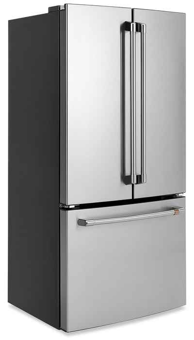 Cafe 33\" 18.6 Cu. Ft. French-Door Refrigerator - Stainless - CWE19SP2NS1