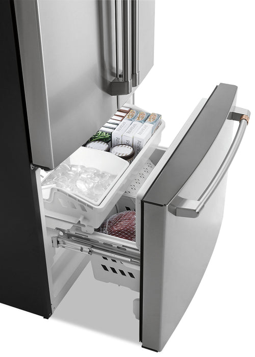 Cafe 33\" 18.6 Cu. Ft. French-Door Refrigerator - Stainless - CWE19SP2NS1