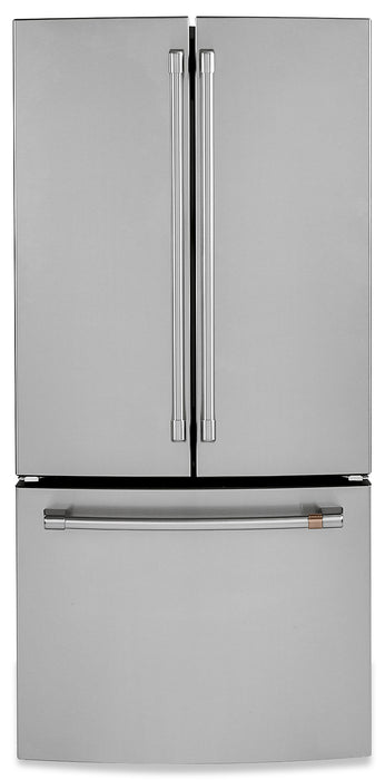 Cafe 33\" 18.6 Cu. Ft. French-Door Refrigerator - Stainless - CWE19SP2NS1