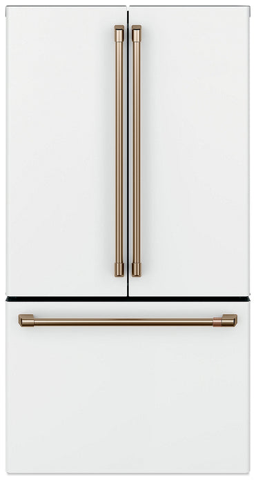 Cafe 36\" 23.1 Cu. Ft. French-Door Refrigerator - Matte White - CWE23SP4MW2