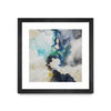 \"Kinky Flow\" Matted and Framed Black 30x30 Wall Art