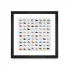 \"Life Is Short Buy The Shoes\" Matted and Framed Black 30x30 Wall Art
