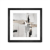 \"Off Edge Ii\" Matted and Framed Black 36x36 Wall Art