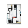 \"The A Line I\" Canvas Framed Black 30x40 Wall Art