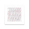 \"Hula I\" Matted and Framed White 30x30 Wall Art