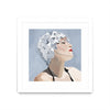\"Getting My Tan On\" Matted and Framed White 30x30 Wall Art