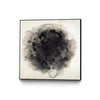 \"Positives And Negatives I\" Canvas Framed Black 20x20 Wall Art