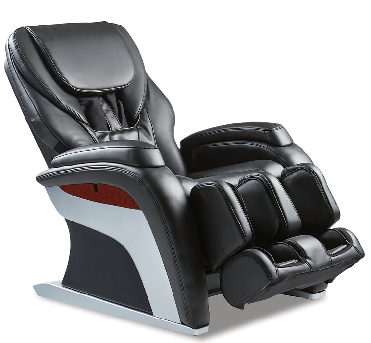 Panasonic Urban Collection 48.1\" High-Quality Synthetic Leather Massage Power Reclining Chair - Black