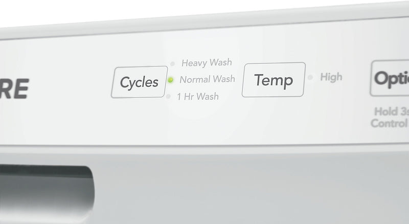 Frigidaire 24\" 55 dBA Built-In Front-Control Dishwasher - White - FFCD2413UW