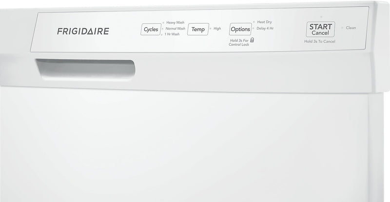 Frigidaire 24\" 55 dBA Built-In Front-Control Dishwasher - White - FFCD2413UW