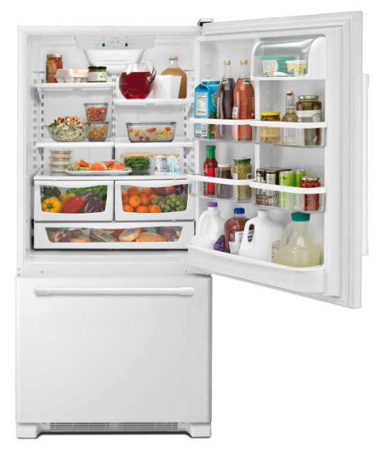 Maytag 18.6 Cu. Ft. Bottom-Freezer Refrigerator – MBB1957FEW