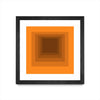 \"After Josef F\" Matted and Framed Black 36x36 Wall Art