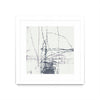 \"Chalk Doodles G\" Matted and Framed White 30x30 Wall Art