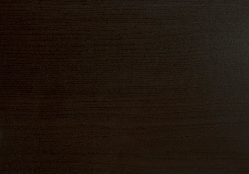 Espresso and Black Console Table