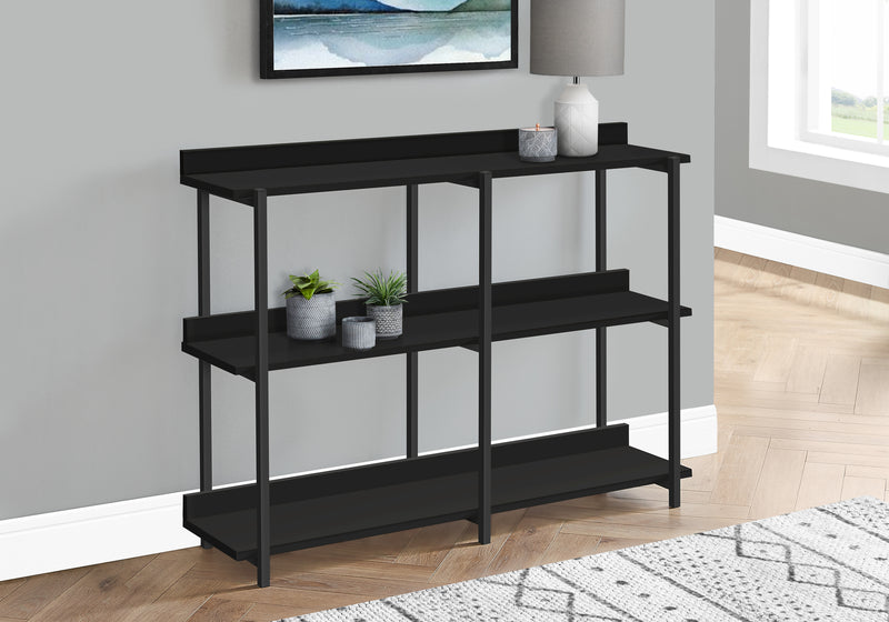 Black on Black Console Table