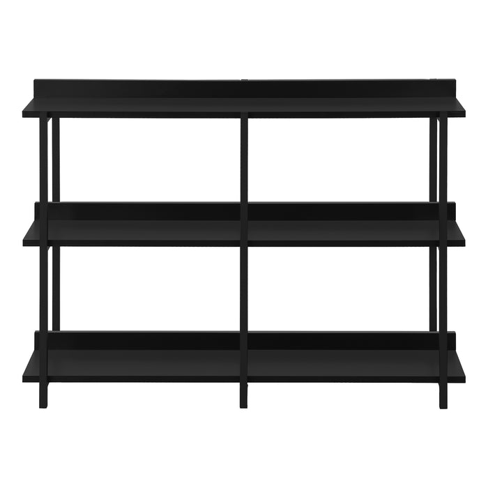 Black on Black Console Table