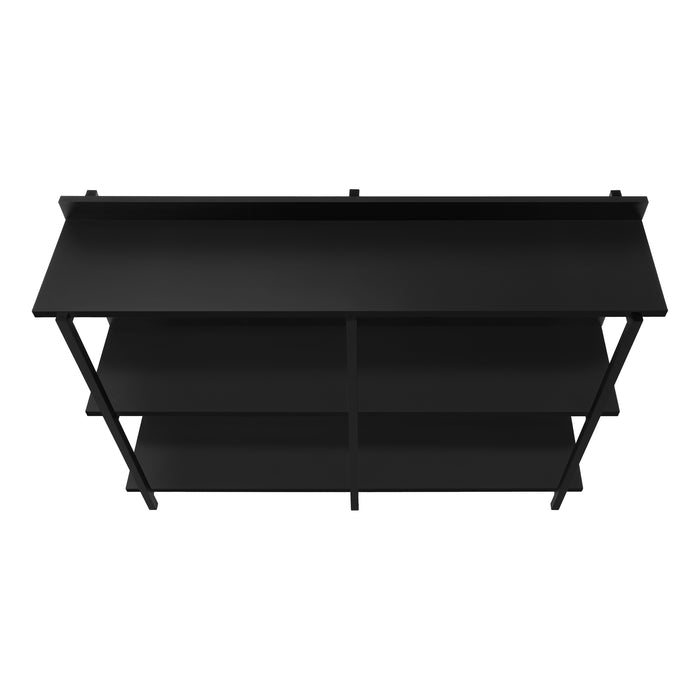 Black on Black Console Table