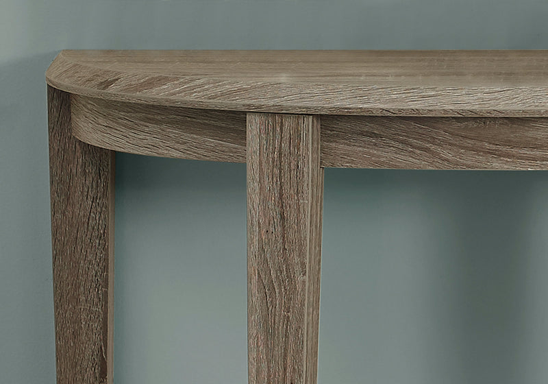 Dark Taupe Wood-Look Console Table
