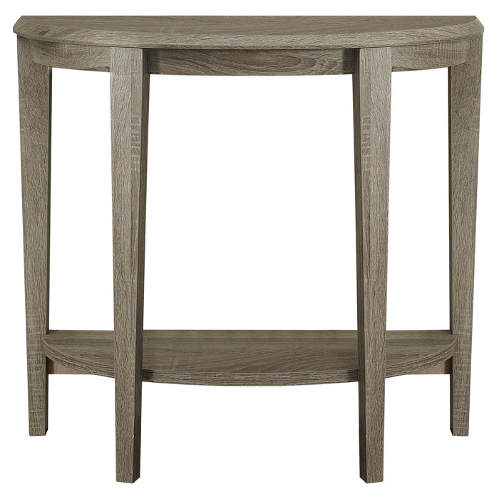 Dark Taupe Wood-Look Console Table