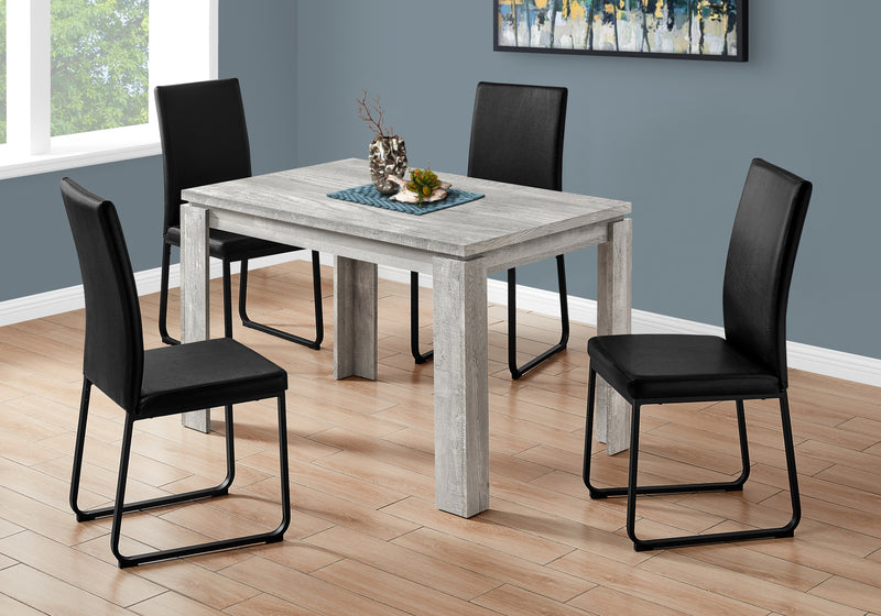 Grey Reclaimed Wood-look Dining Table