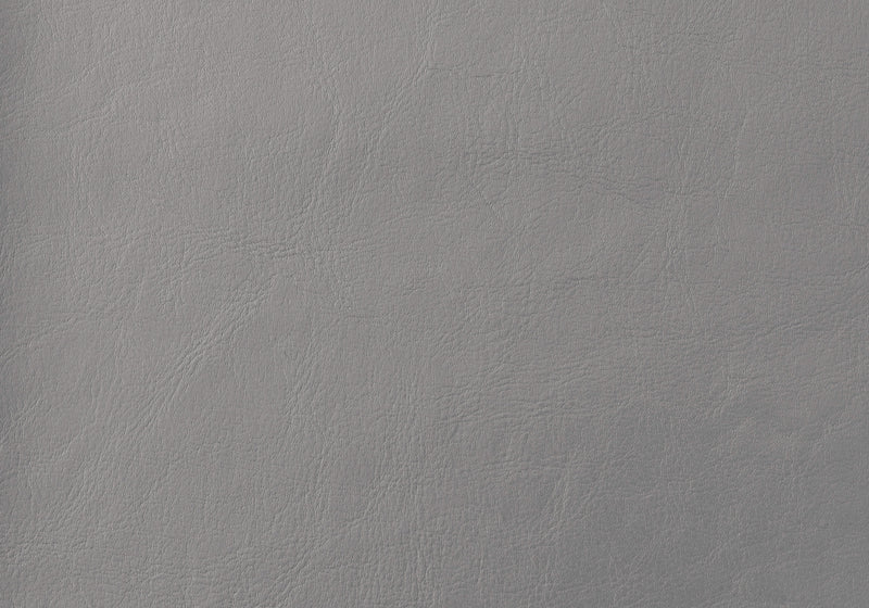 2pcs Grey Leather-look Counter Height Dining Chair