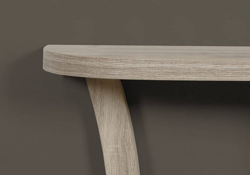 Dark Taupe Hall Console Accent Table