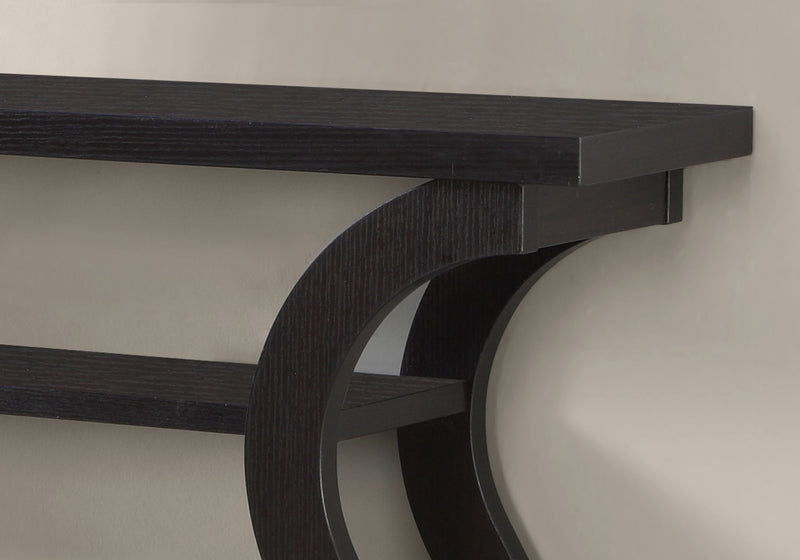 Espresso Hall Console Accent Table