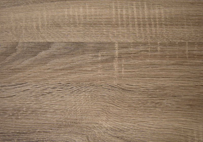 Dark Taupe Wood-look Black Metal Side Table Nightstand