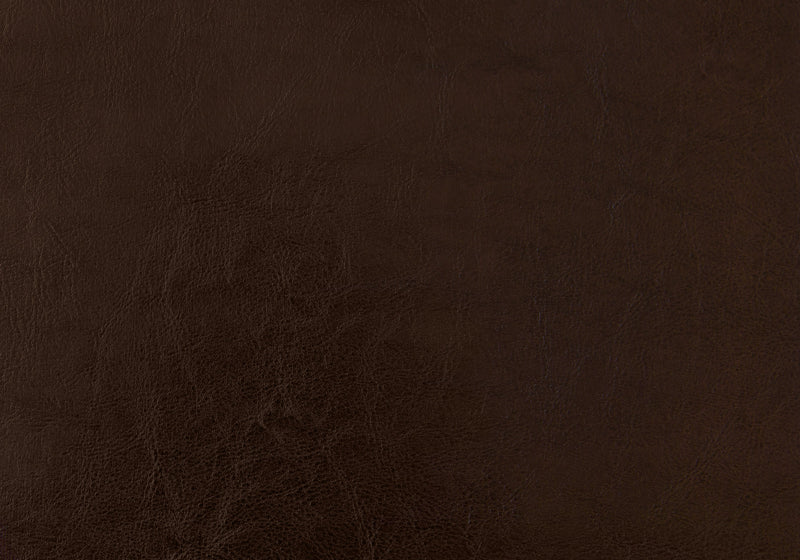 Twin Size Dark Brown Leather-look Bed