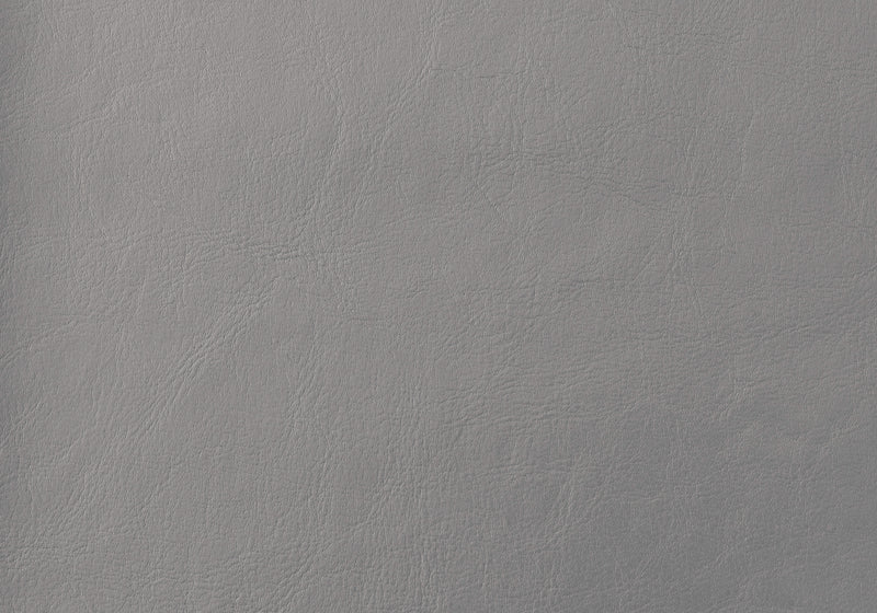 Full Size Grey Leather-look Headboard