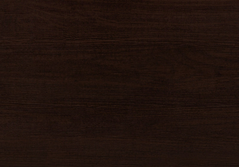 Espresso Silver Metal Bookcase