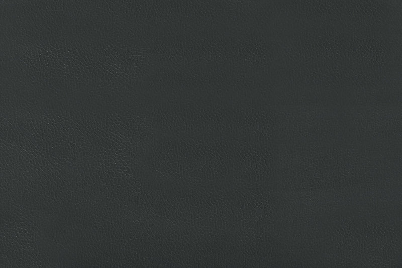 Leo 87.5\" Leather-Look Fabric Reclining Sofa - Grey