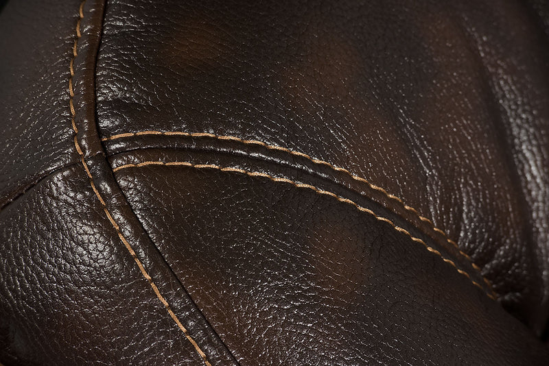 Leo 5-Piece Leather-Look Fabric Home Theatre Power Reclining Sectional with Storage Consoles and Cupholders - Walnut Brown